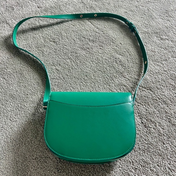 NWT Sezane Claude Sac in Smooth Green - Picture 5 of 7
